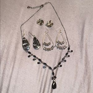 Black and gray jewelry bundle!